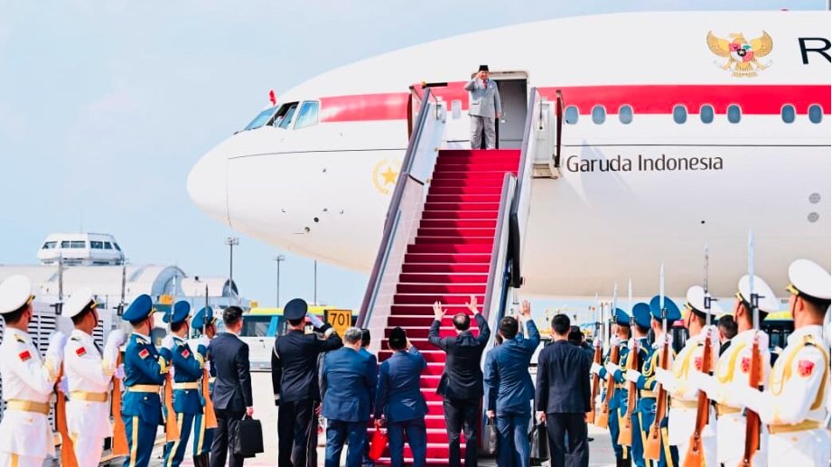 Presiden Prabowo Kembali ke Tanah Air Usai Rangkaian Kunjungan Kerja di Tiongkok